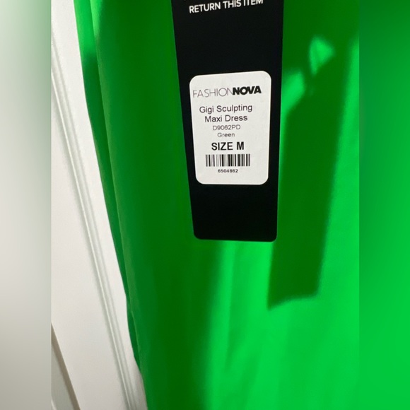 Fashionnova Green Maxi Dress - Picture 6 of 9